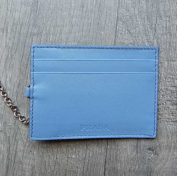 Authentic PRADA Saffiano Metal Long Wallet Purse Leather Navy - Picture 11 of 15